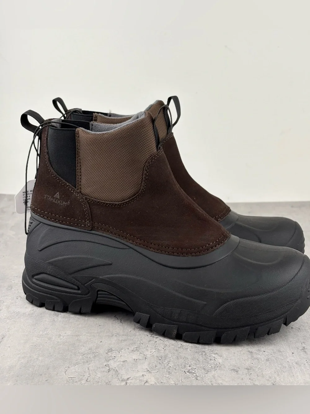 New Staheekum Yukon Men’s Brown 3M Thinsulate Winter Snow Boots Sz 11